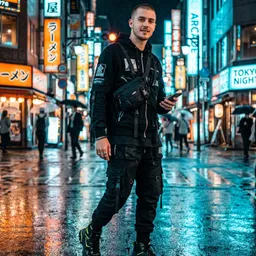 Streetwear — neon night