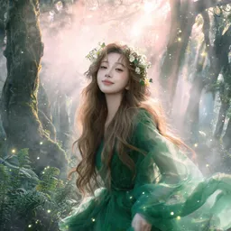Fantasy — misty forest